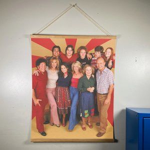 That 70s Show Canvas Wooden Gold Hanger 24”x17.5”